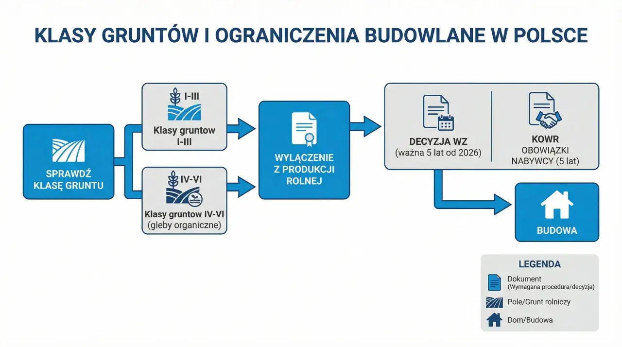Zabudowa zagrodowa na gruncie rolnym