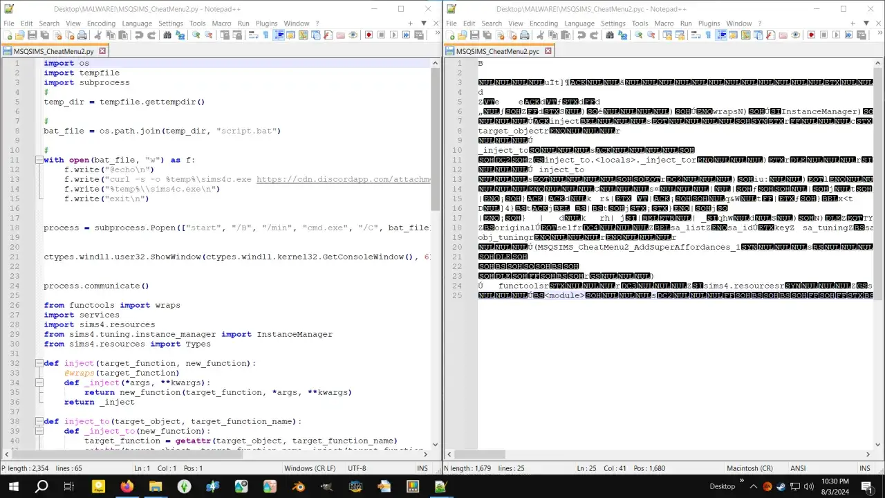 Computer virus warning and Sims 4