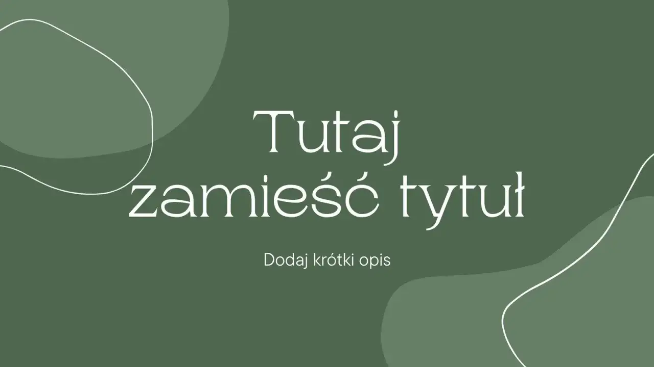 Grafika do prezentacji z tekstem