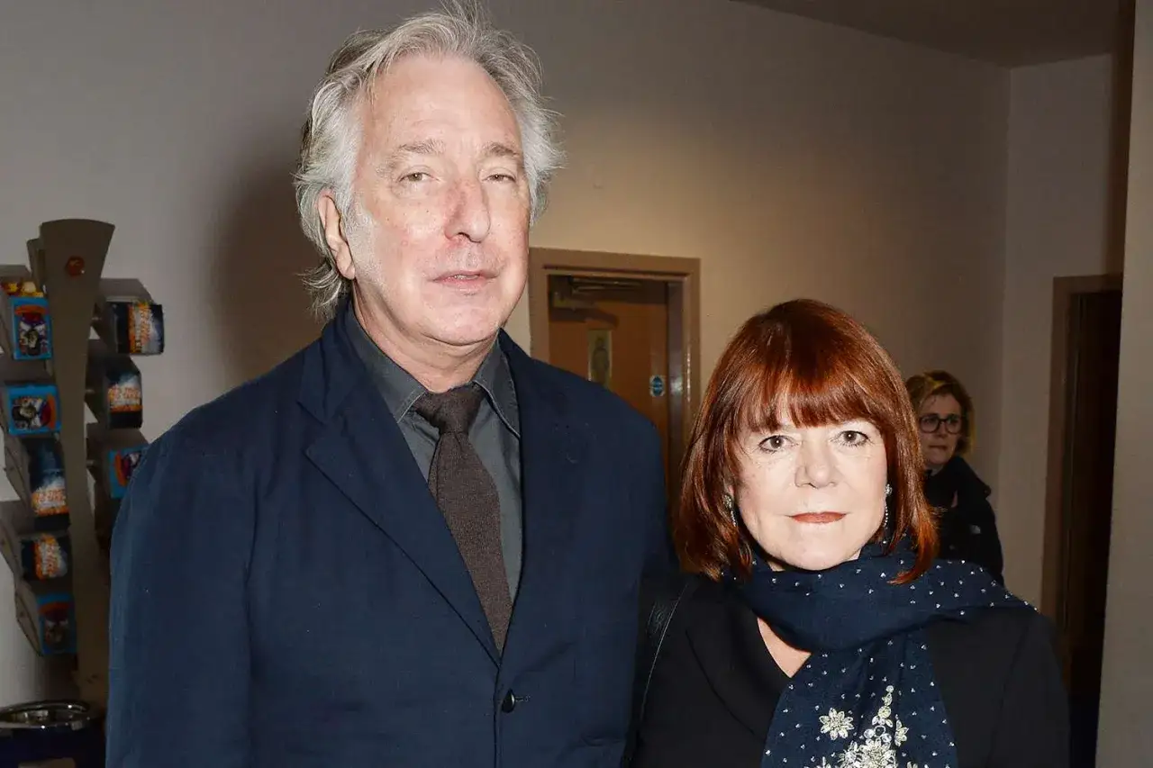 Alan Rickman z żoną. Choć Alan Rickman dzieci nie miał, zawsze otaczał się bliskimi.
