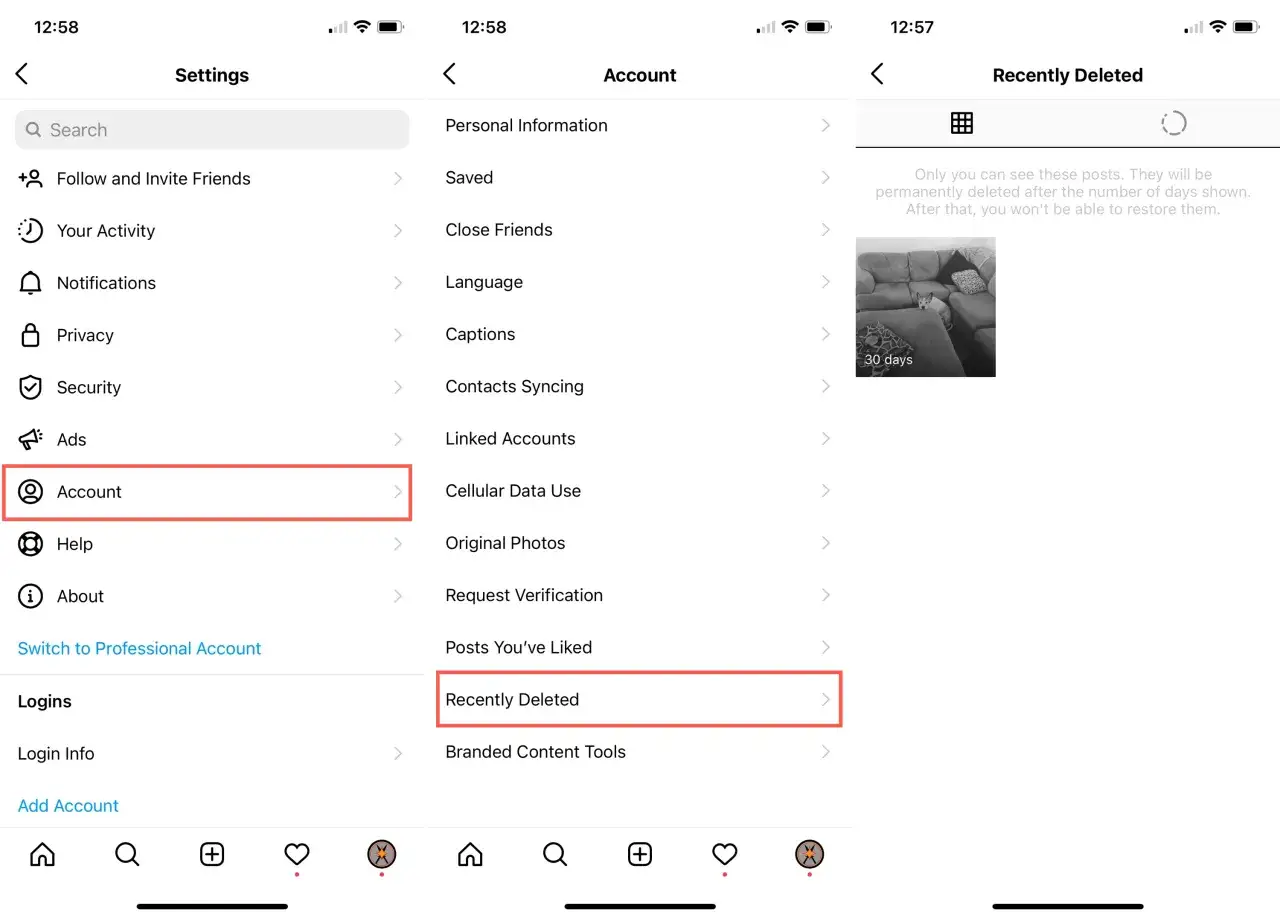 Gdzie są zarchiwizowane posty na IG? W ustawieniach konta, w sekcji
