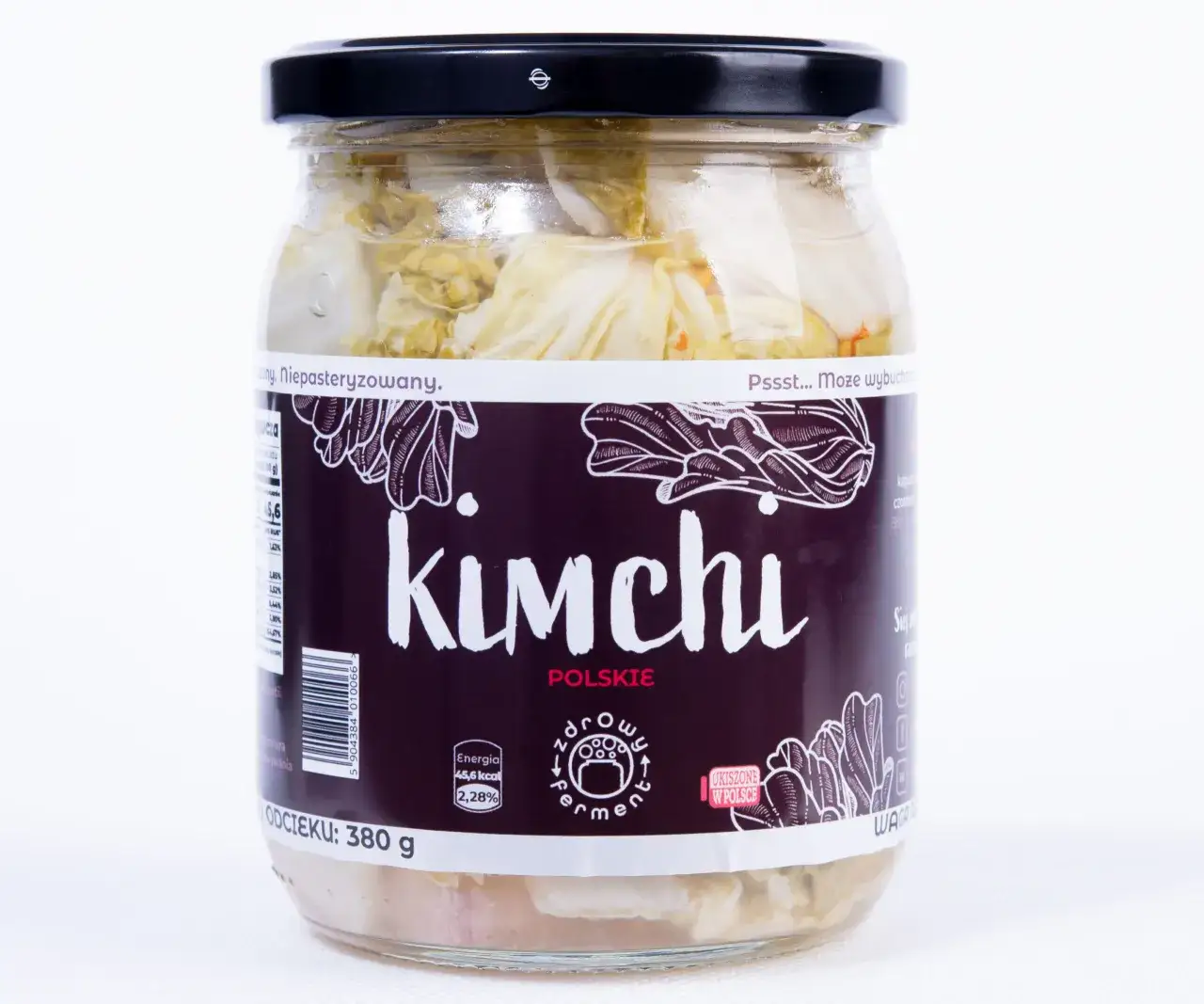 polskie marki kimchi opakowania