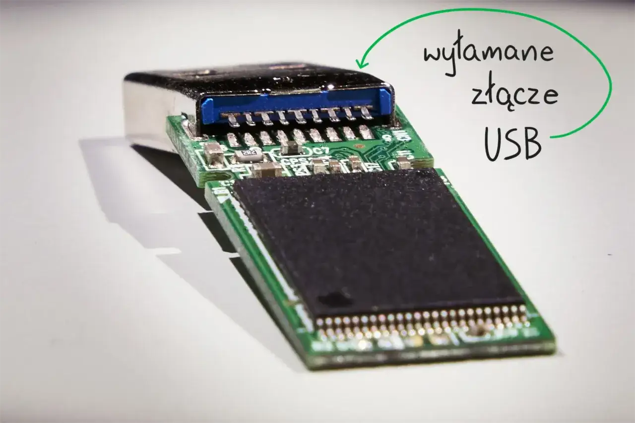 r&oacute;żnica uszkodzenie logiczne fizyczne pendrive