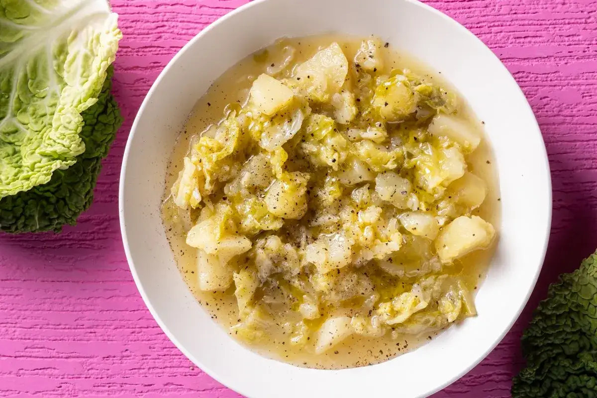 Ingredienti minestra verza e patate