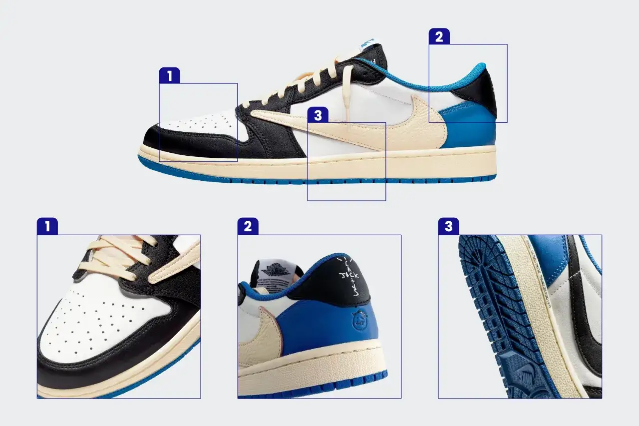 Czy 50 style ma oryginalne buty? Zobacz detale tych sneakersów: perforowany nosek, charakterystyczny 