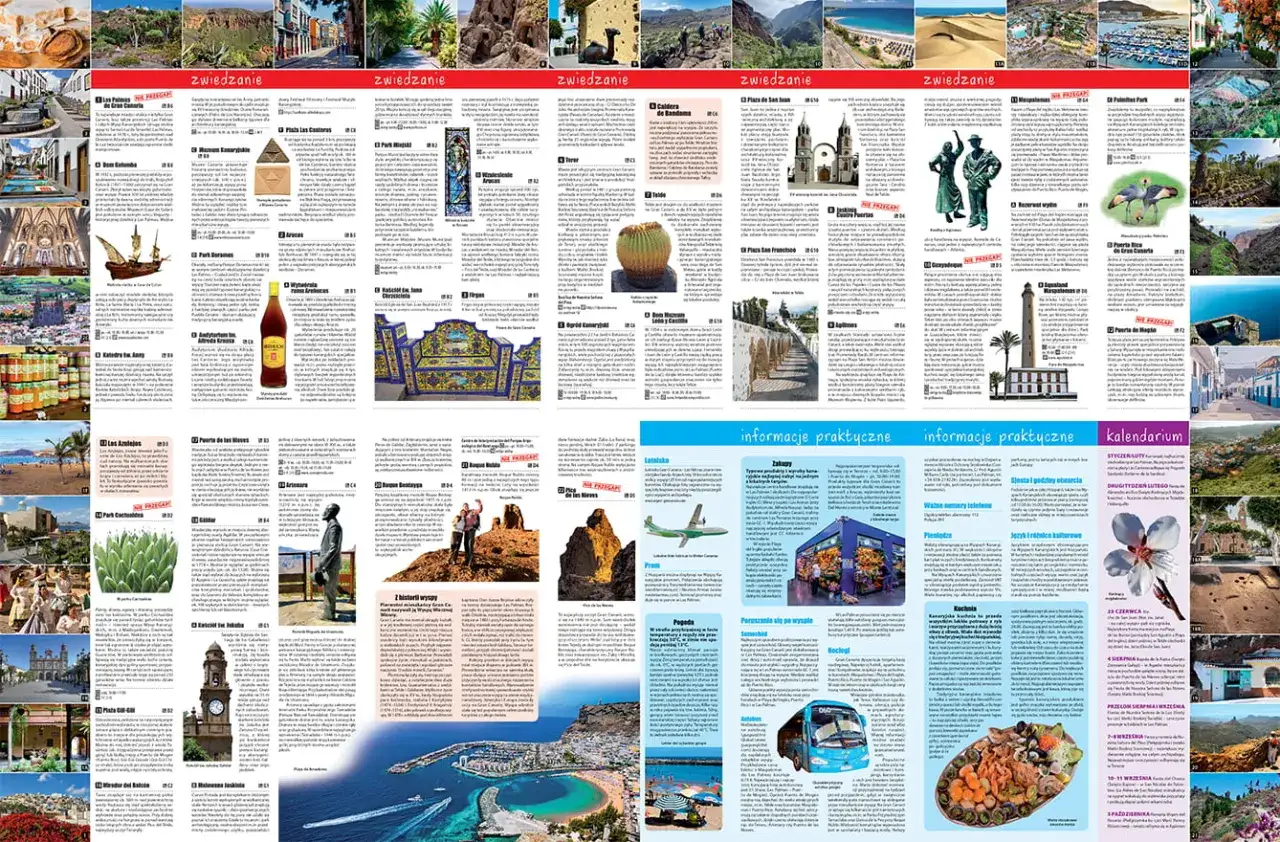 Gran Canaria przewodnik: mapa atrakcji, zabytków, parków i praktyczne informacje o wyspie.