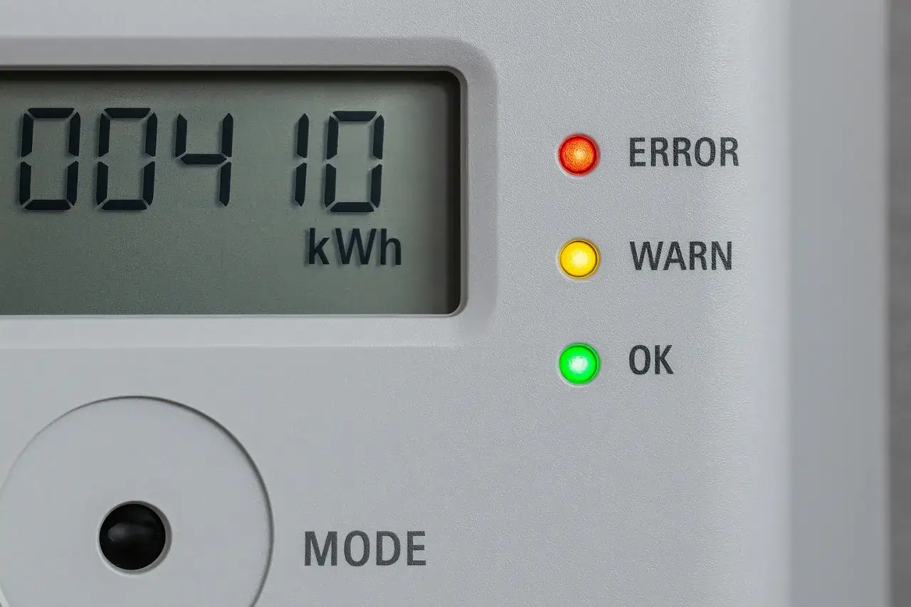 licznik energii elektrycznej migająca czerwona dioda