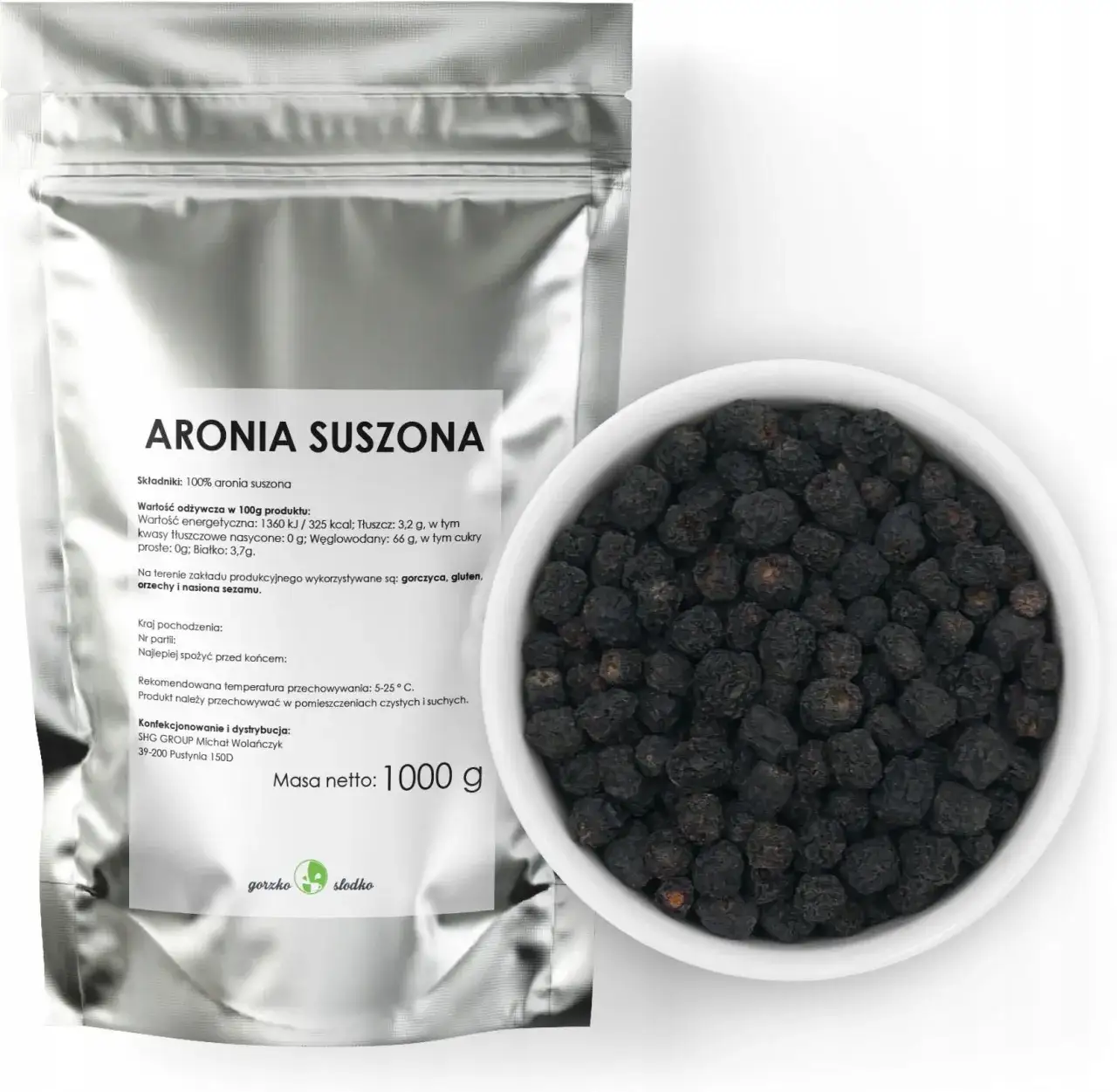 Suszona aronia konsystencja