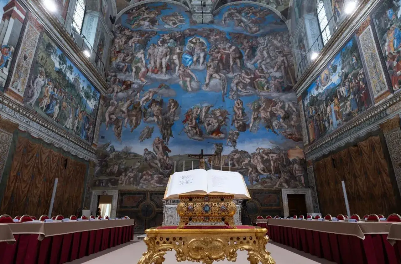 W Sali Synodalnej, gdzie ogłoszono