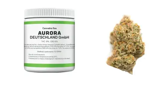 Medyczna marihuana w aptece opakowanie