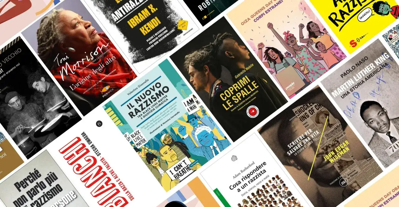 Una selezione di libri sul razzismo, tra cui opere di Toni Morrison, Ibram X. Kendi e Martin Luther King Jr., esplorano le radici e le manifestazioni del pregiudizio.
