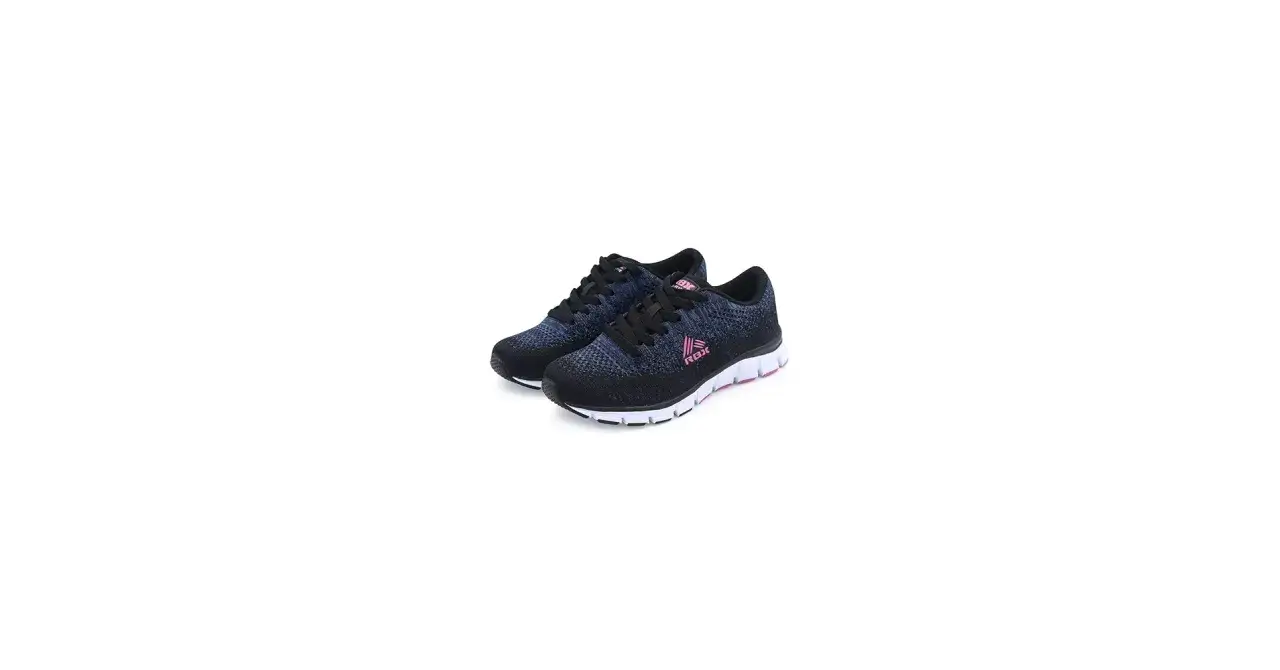 Granatowe buty sportowe RBX, idealne do biegania. Firma RBX oferuje wygodne obuwie.