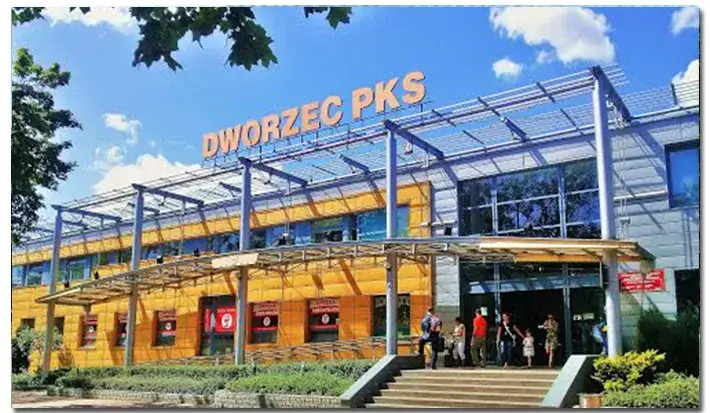 Dworzec Autobusowy Elbląg plac Dworcowy