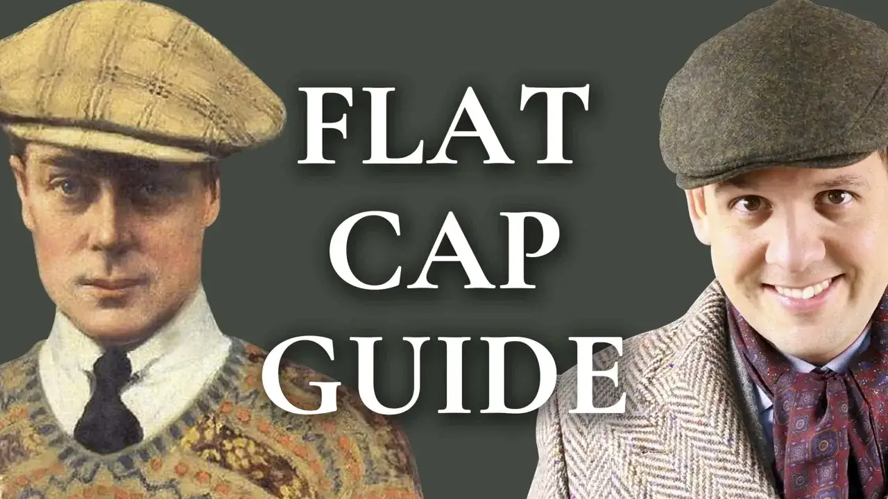 En guide till flat caps, eller gubbkepsar som de också kallas på svenska. Två män visar upp olika stilar.