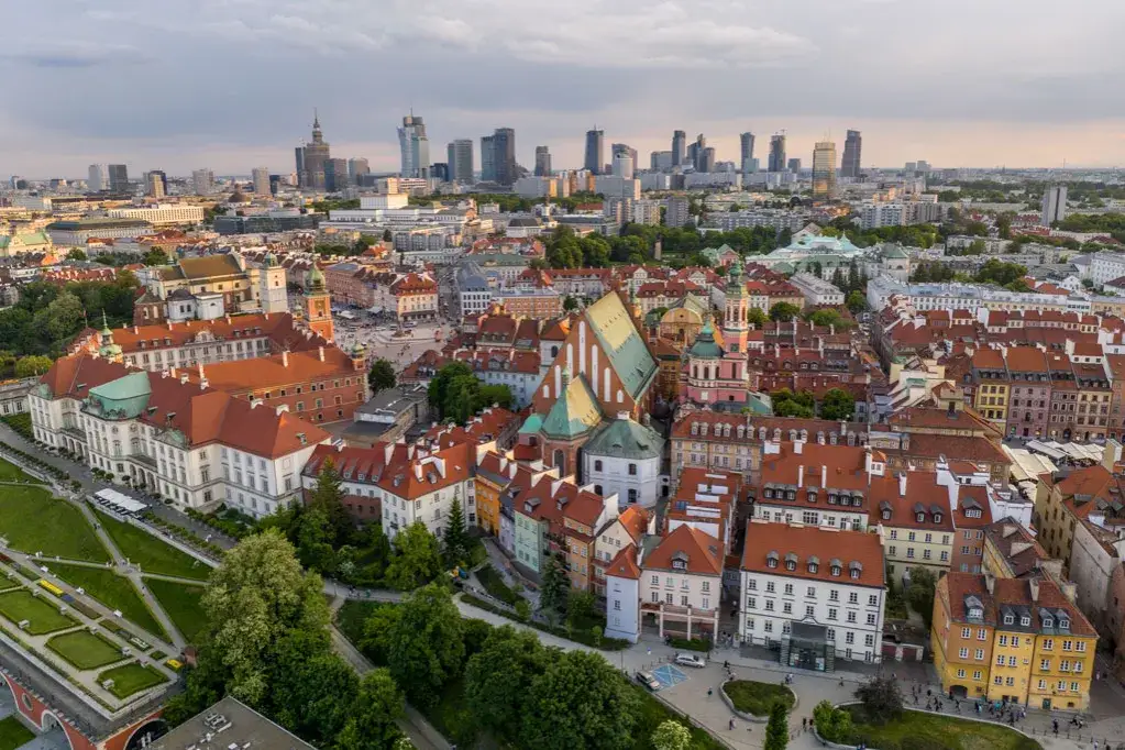 Warszawa Stare Miasto panorama