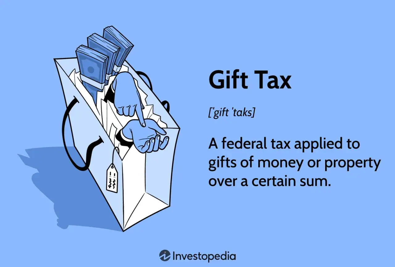 Hands reach into a shopping bag filled with money, illustrating the concept of gift tax.