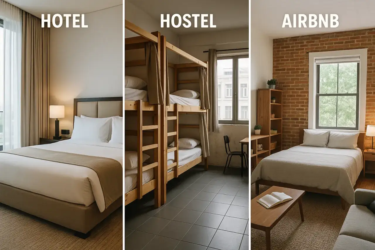 hostel vs apartament Airbnb kwatery prywatne