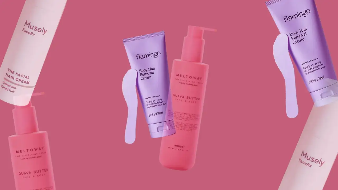 Discover gentle alternatives to laser hair removal: Flamingo Body Hair Removal Cream, Musely FaceRx, and Meltoway Guava Butter.