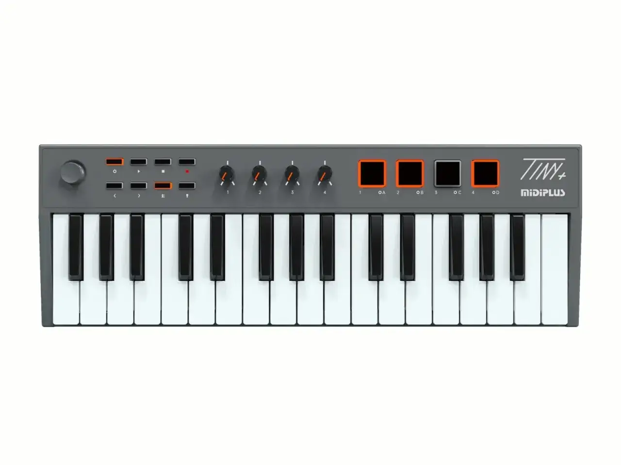 Kompaktowa klawiatura sterująca MIDI USB. Idealna do tworzenia muzyki, gdy zastanawiasz się, midi usb co to.