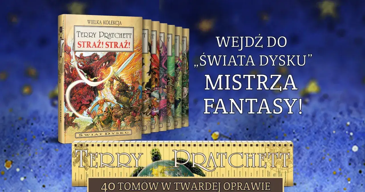 Kolekcja książek Terry'ego Pratchetta 
