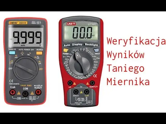 Porównanie multimetrów UNI-T Aneng Brymen