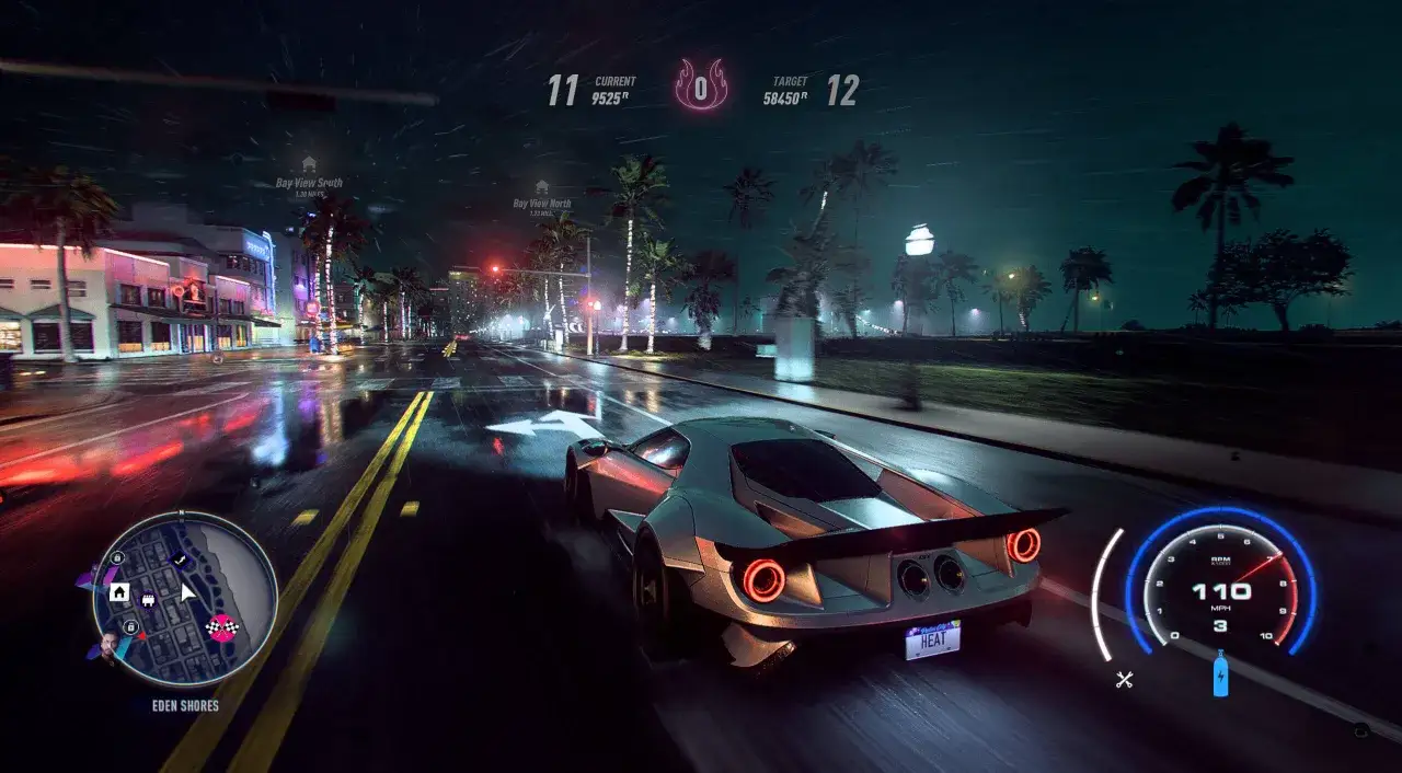 NFS Heat 4K gameplay screenshot