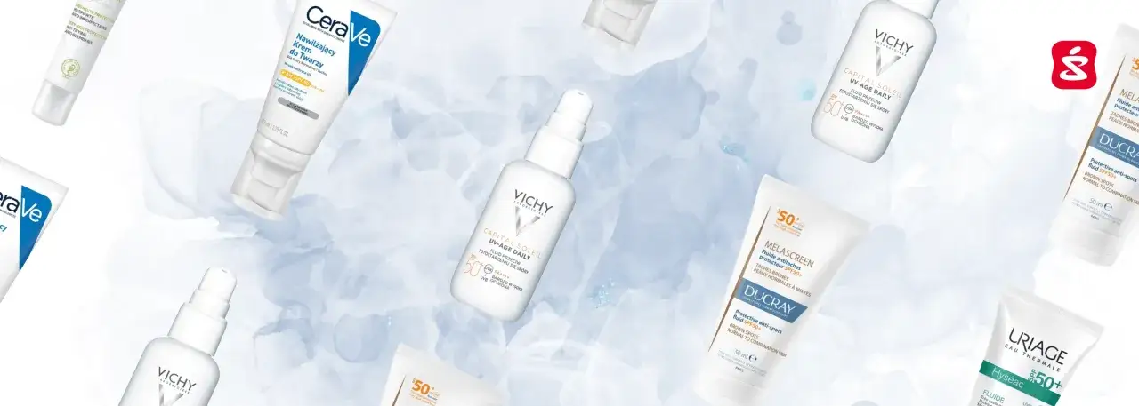 Krem z filtrem SPF do cery z trądzikiem różowatym