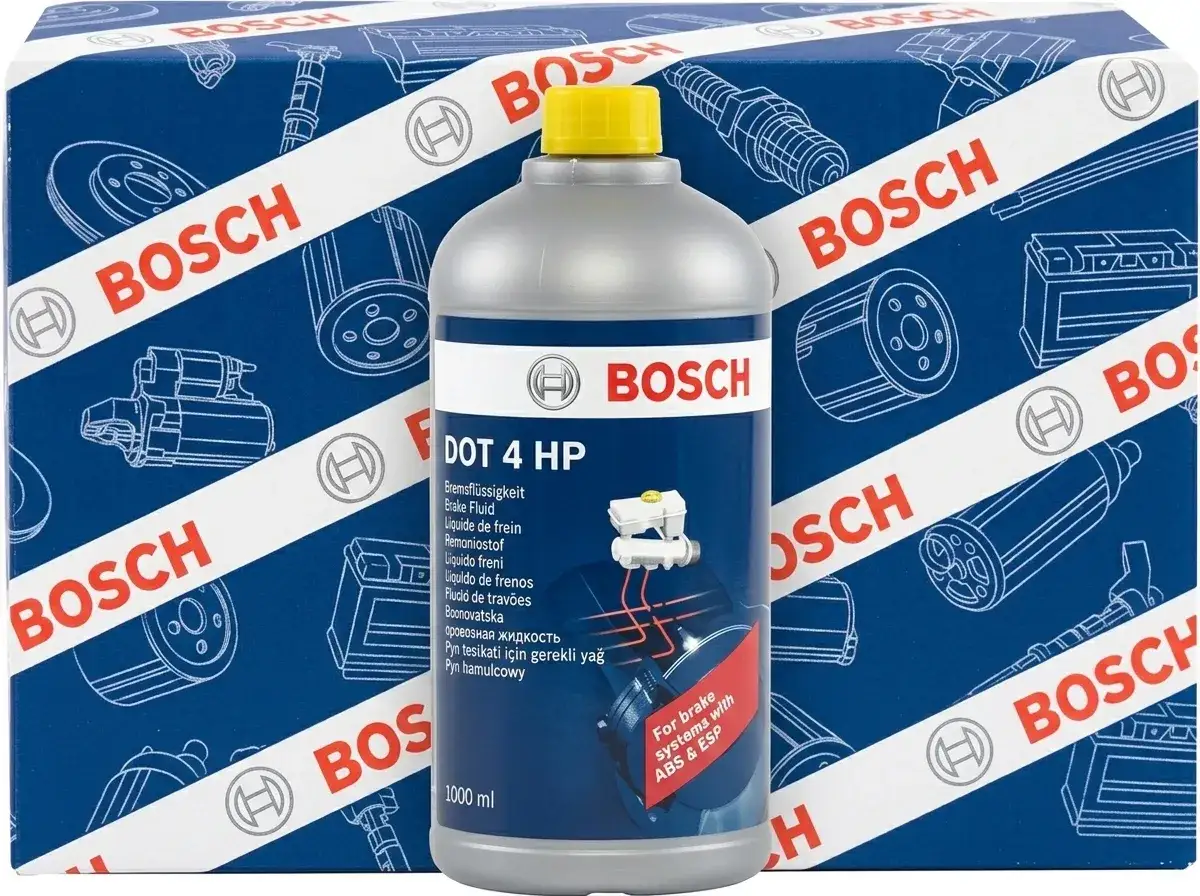 Płyn hamulcowy Bosch DOT 4 HP. Dowiedz się, jak dobrać płyn hamulcowy DOT 4 a DOT 5.1, różnice i kompatybilność.