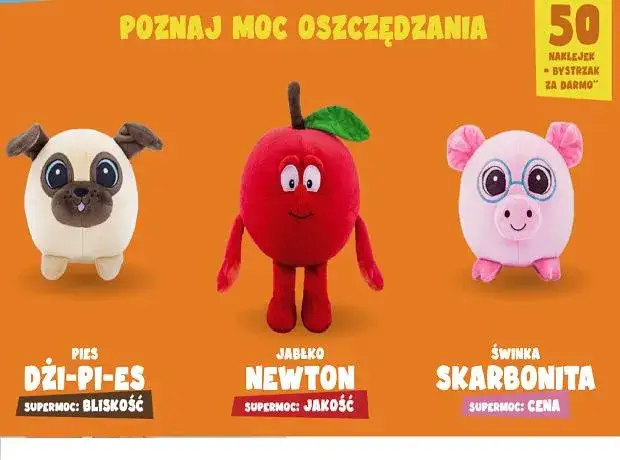 Biedronka Gang Bystrzak&oacute;w zasady naklejki