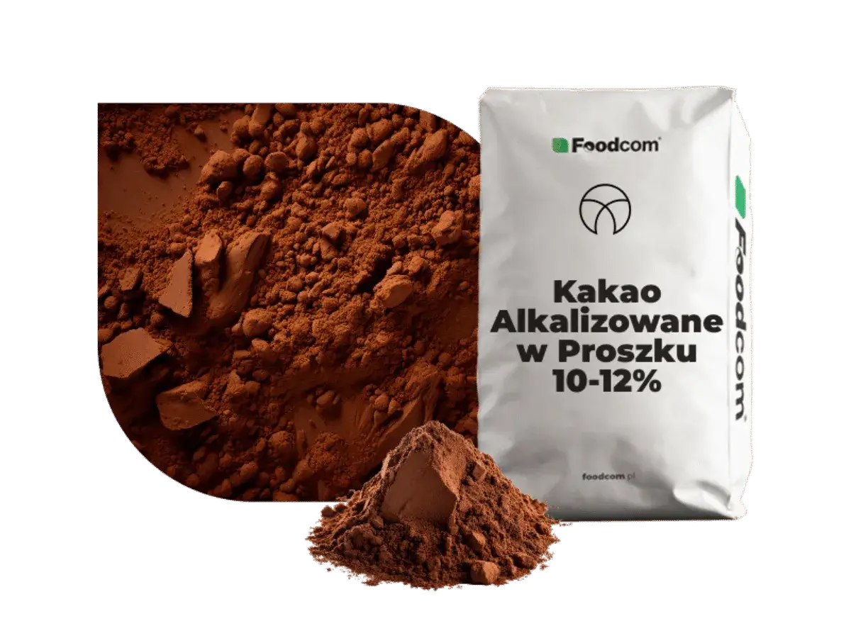 Puszyste kakao alkalizowane w proszku Foodcom. Czy można jeść kakao w proszku? Tak, to idealny dodatek do deser&oacute;w i napoj&oacute;w!