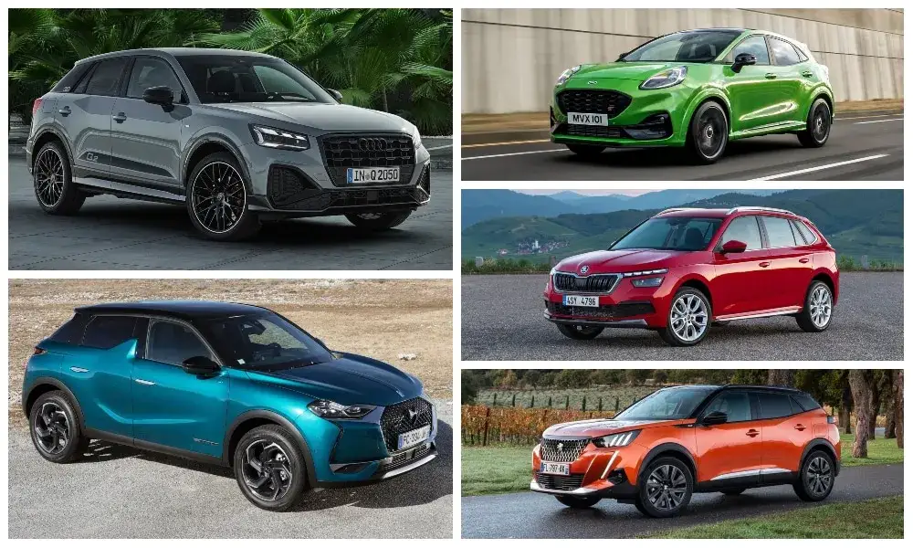 Rodzaje SUV-ów segmenty B C D