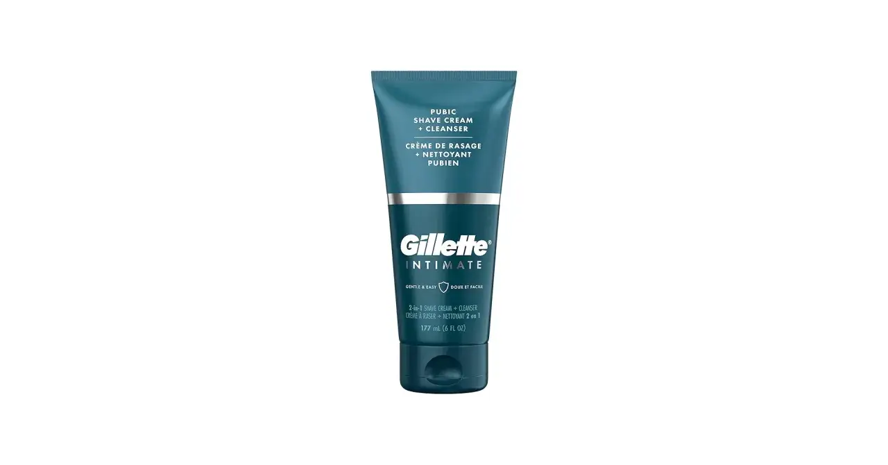 Krem Gillette Intimate do golenia miejsc intymnych. Ułatwia gładkie i bezpieczne golenie.