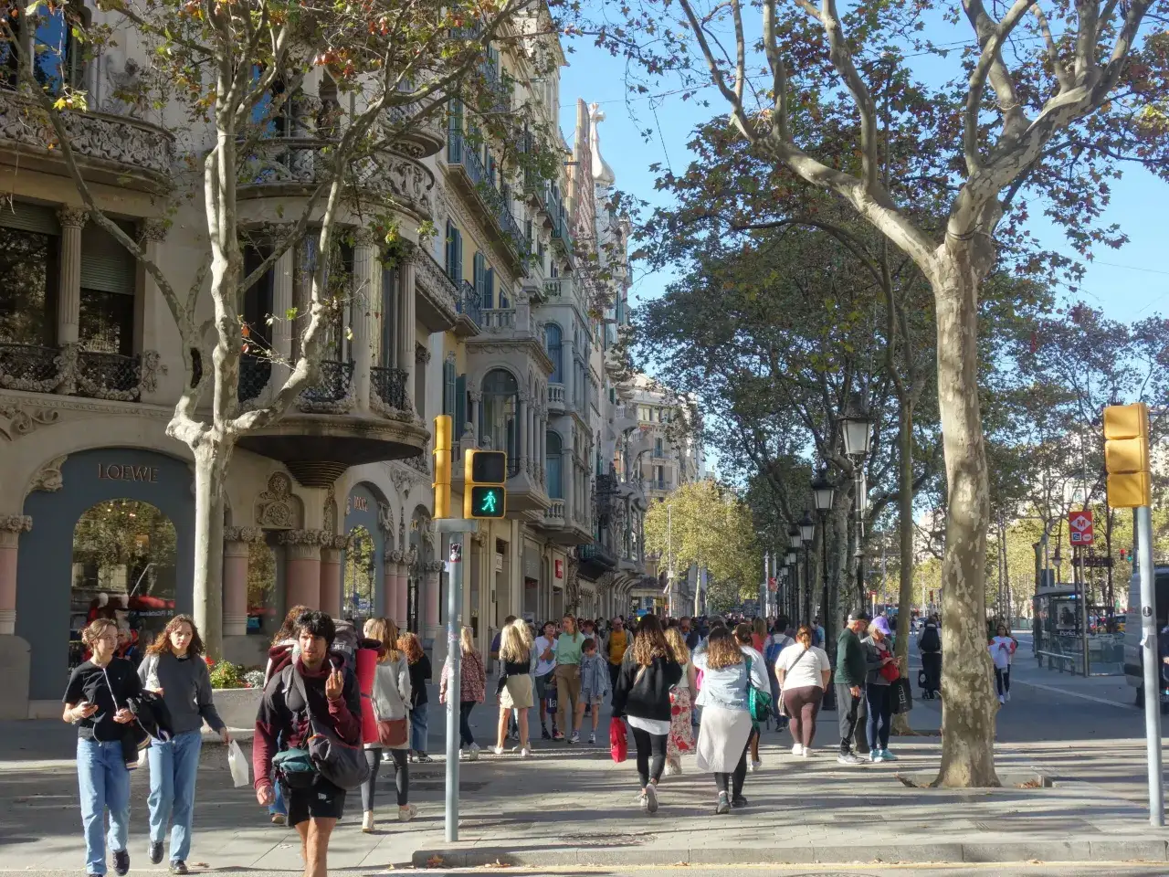 Architektura Gaudiego w dzielnicy Eixample