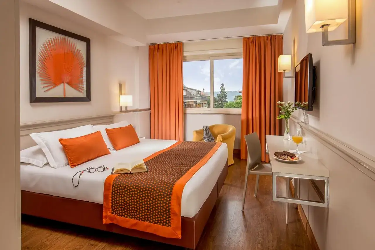 Interni camera Grand Hotel Fleming Roma