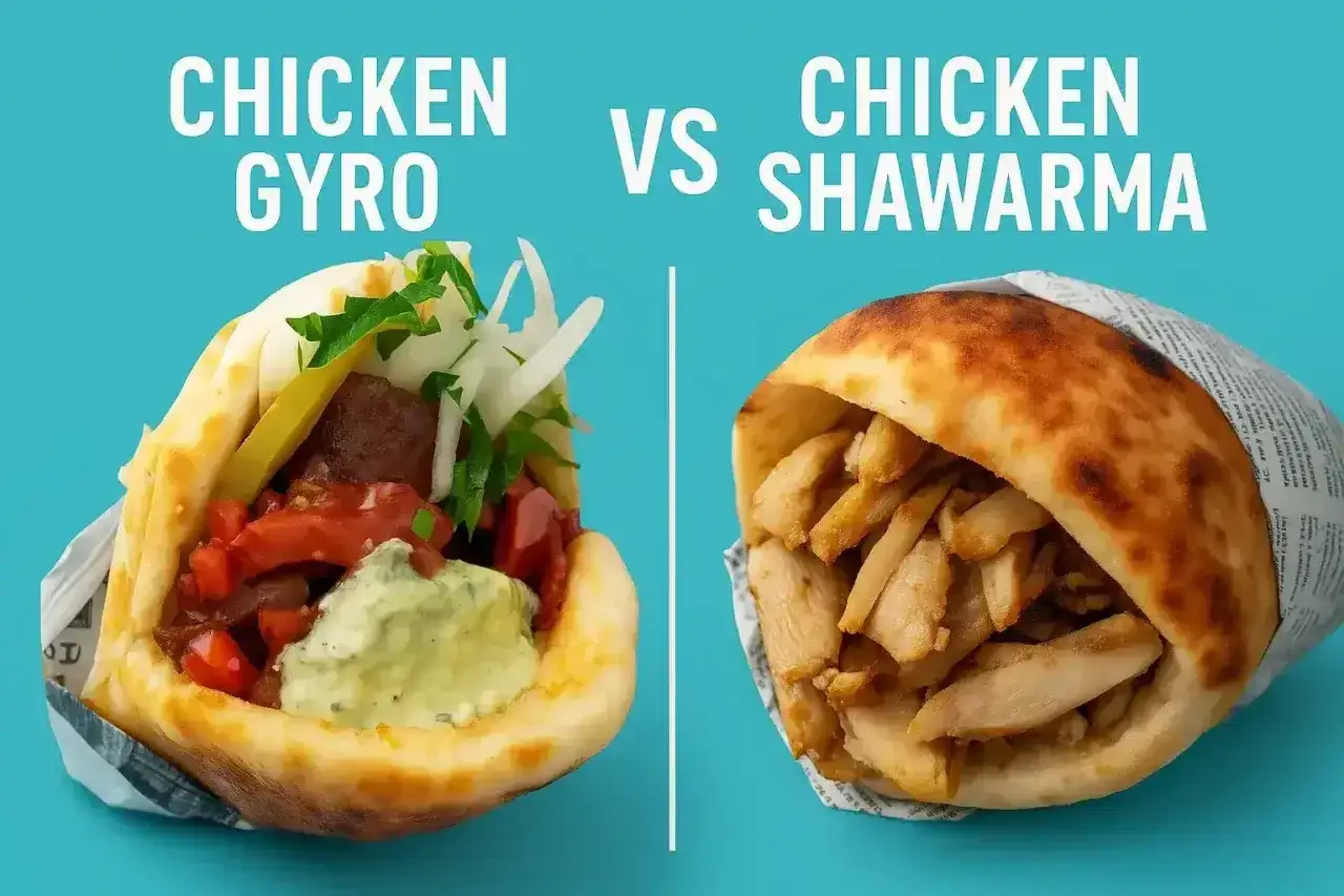 Chicken gyro vs. shawarma. Zastanawiasz się, ile kosztuje kebab? Oba pyszne!