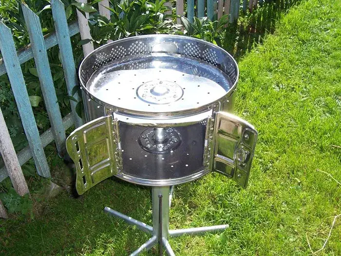 ruszt do grilla z bębna pralki