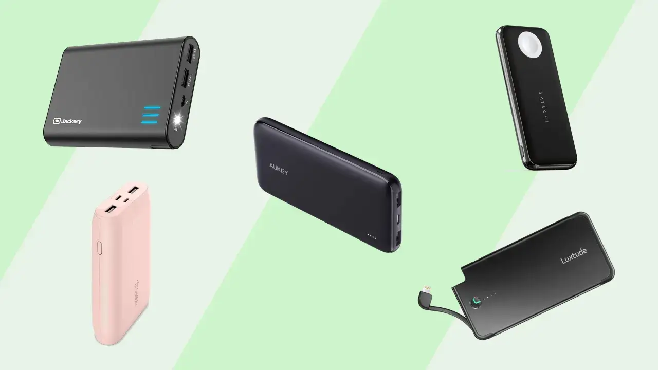 Różne powerbanki, idealne do bagażu podręcznego. Zastanawiasz się, czy można mieć powerbank w bagażu podręcznym? Tak, te urządzenia są dozwolone!