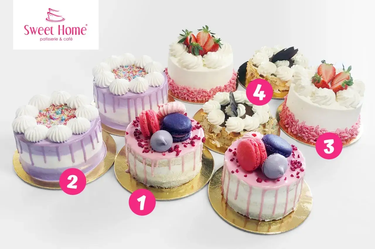 Słodkie Bento Cake: kolorowe torty z makaronikami i owocami. Idealne na prezent, każdy przepis to małe dzieło sztuki.