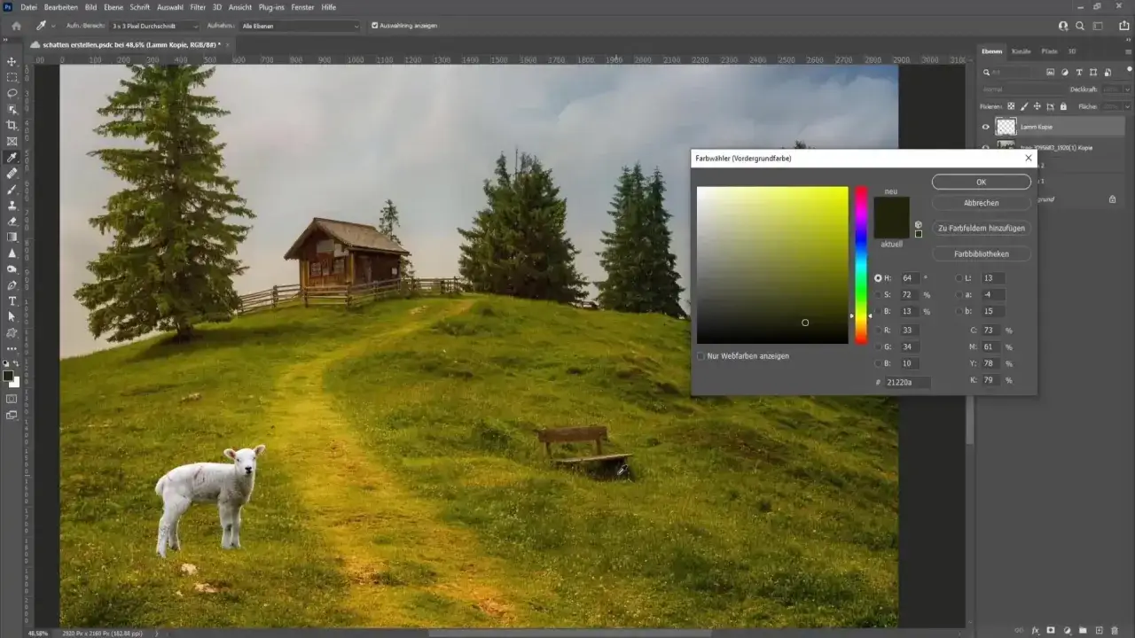 photoshop styl warstwy cień upuszczony ustawienia
