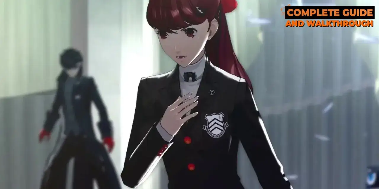 Kasumi Yoshizawa y Joker, personajes de Persona 5 Royal, en una escena. &iexcl;Encuentra la gu&iacute;a completa y walkthrough!