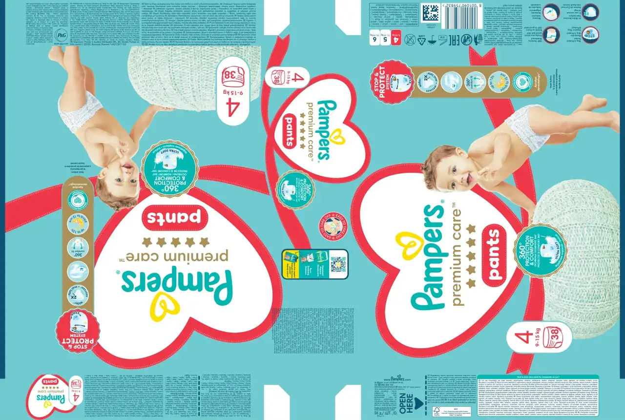 r&oacute;żne rodzaje pieluszek pampers 3