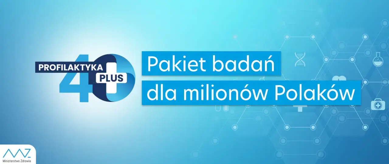 Profilaktyka 40 PLUS logo IKP badania zdrowotne