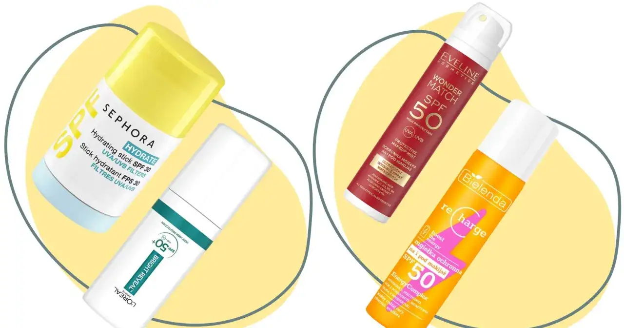 Kremy z filtrem SPF 30 i 50 od Sephora, Eveline i Bielenda. Pamiętaj, co ile reaplikować SPF, by chronić skórę.