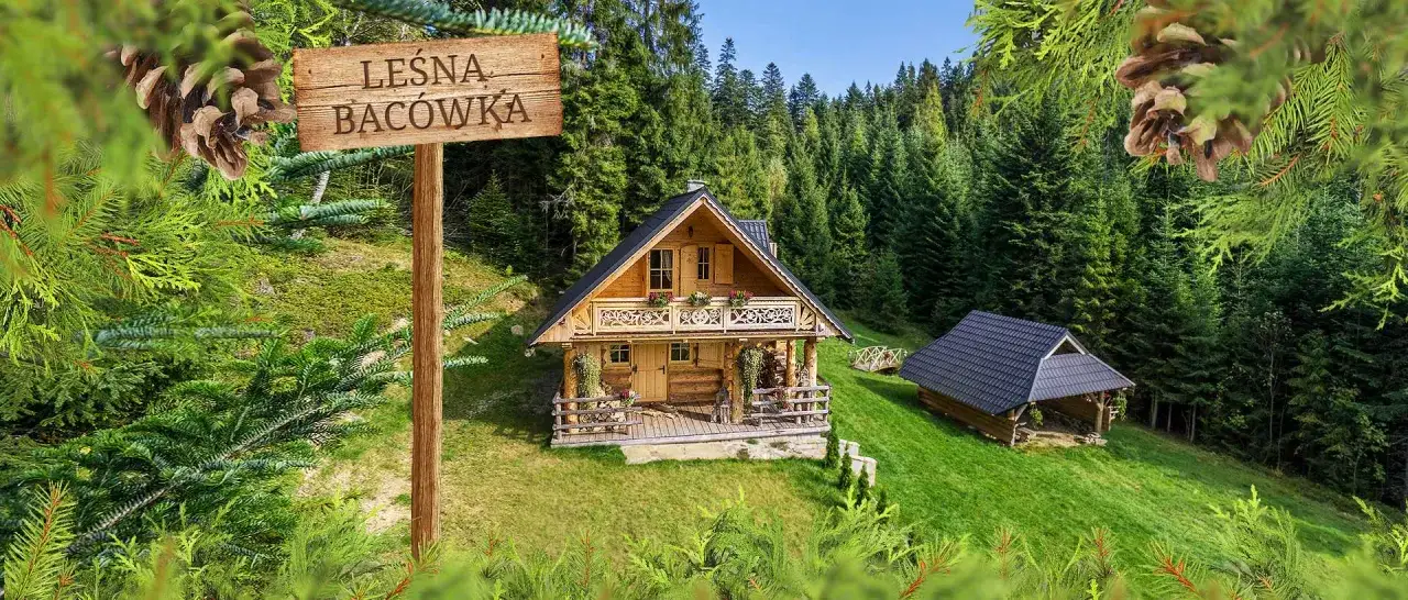 Leśna Bacówka Nowy Targ domek w lesie