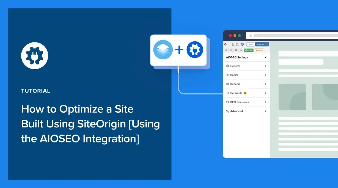 Optimisez votre site SiteOrigin avec l'int&eacute;gration AIOSEO. Ce tutoriel montre comment am&eacute;liorer votre r&eacute;f&eacute;rencement.