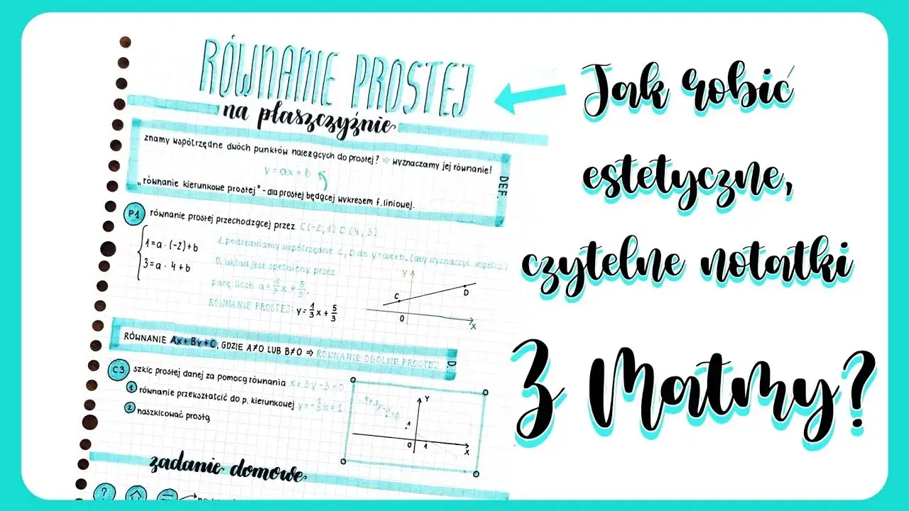 Estetyczne notatki matematyczne