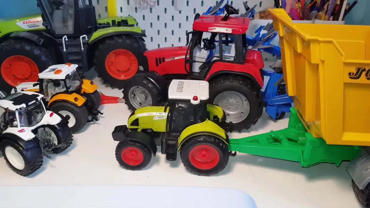 traktory zabawki Bruder Siku Rolly Toys porównanie