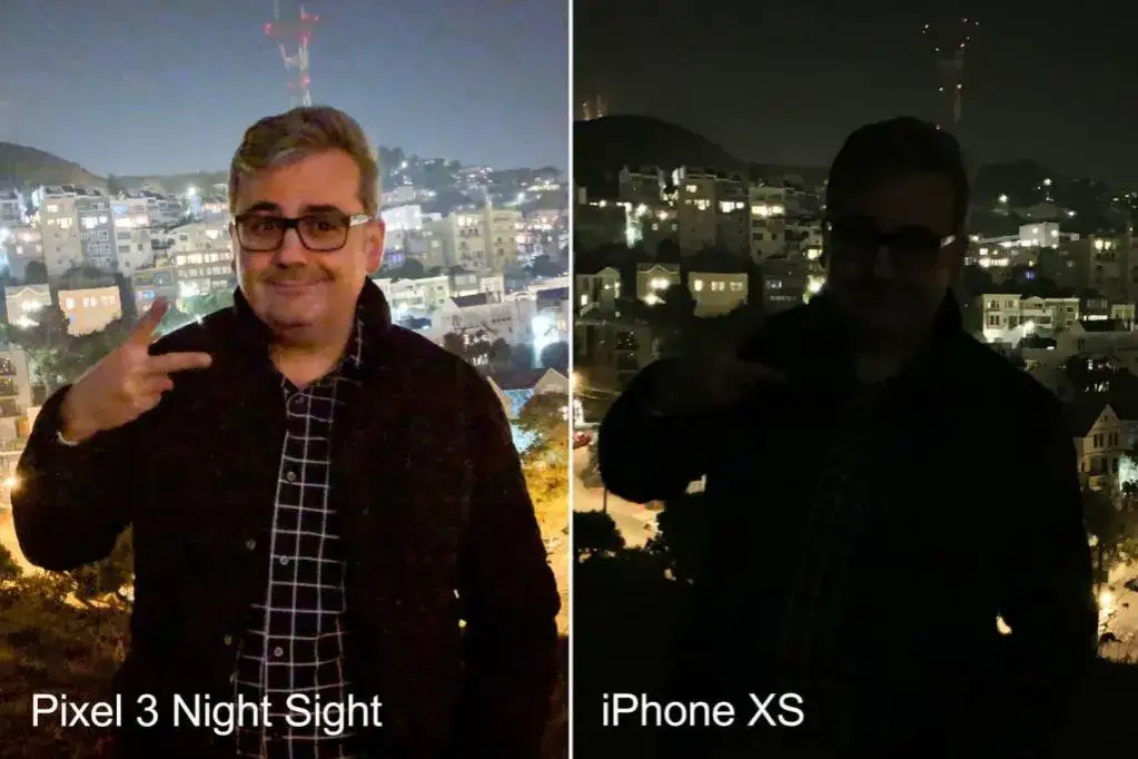 Zdjęcia wykonane Google Pixel Night Sight