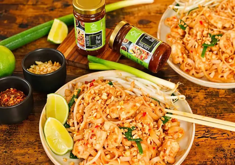 prawdziwy Pad Thai danie