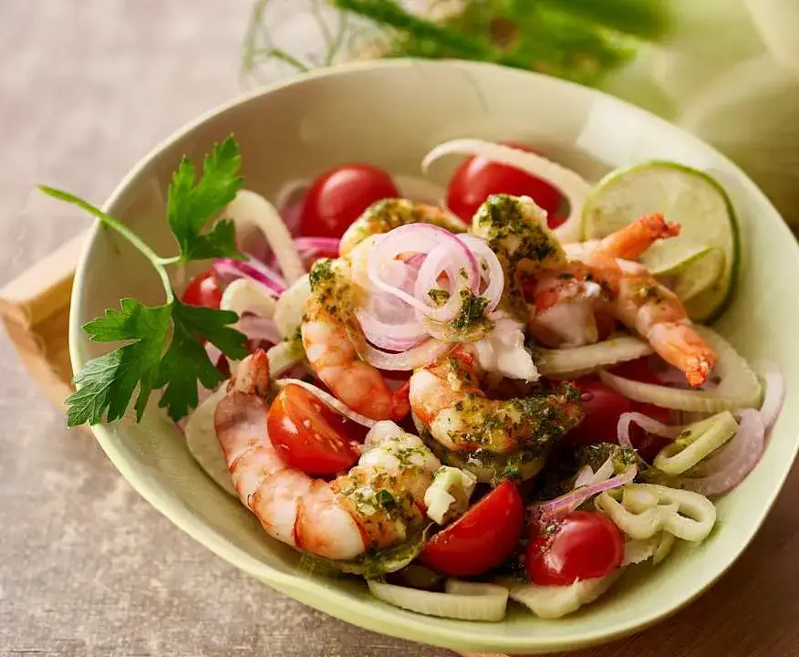 Insalata di gamberi alla siciliana ingredienti